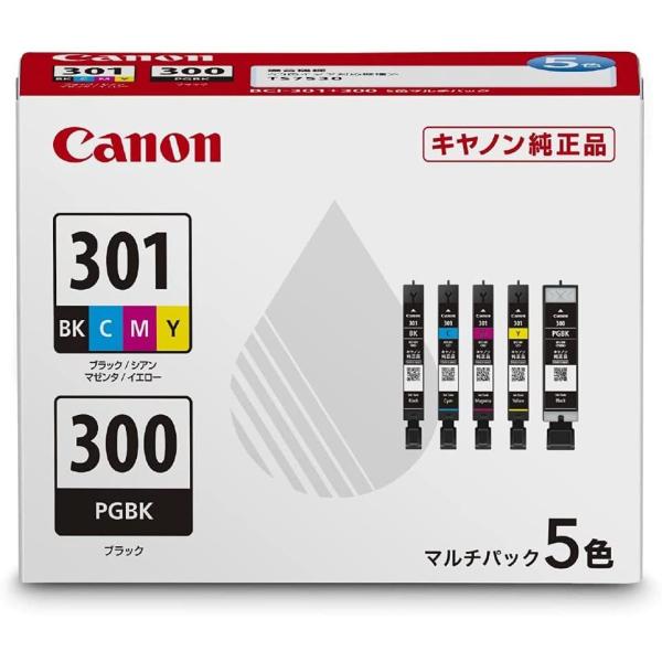 キヤノン（Canon） 純正 インクカートリッジ 5色マルチパック BCI-301+