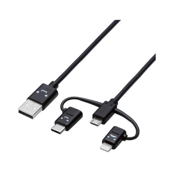 GR 3in1 microUSBP[u LightningϊRlN^t MPA-FAMBLC10CBK