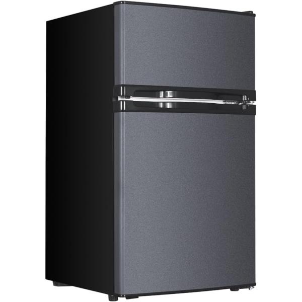 他サイト： MAXZEN 冷蔵庫 小型 2ドア 85L 新生活 一人暮らし 大容量 ひとり暮らし コンパクト 右開き オフィス 単身 おしゃれ グレー JR085の商品画像