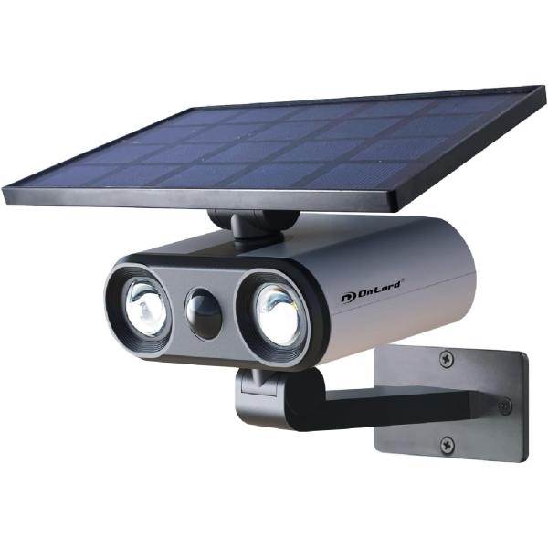 ★近隣に迷惑をかけずに、2つのビームライトが強力ピンポイント照射！★驚異の明るさ800ルーメン！夜間の照明や防犯対策に★光りを拡散させない独自開発レンズでビーム角度85°のピンポイント照射が可能に★明るいけれど、ご近所に光が広がらずに迷惑に...