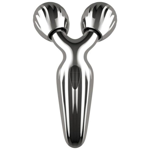 フェイシャルとボディの気になるたるみ部位をつまみあげるようにトリートメント◆3D設計のV字ローラーが各部位の曲線にフィット◆転がすだけでエステ手技で摘まみ上げるようにトリートメント◆ローラーヘッドの特殊なウェーブ形状が更に肌を密着キャッチ◆...