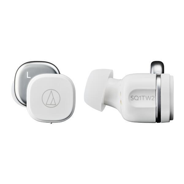 オーディオテクニカ audio-technica 完全ワイヤレス Bluetoothイヤホン (ピュアホワイト) ATH-SQ1TW2(WH)