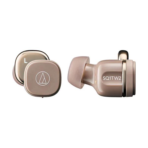 オーディオテクニカ audio-technica 完全ワイヤレス Bluetoothイヤホン (カフェラテ ベージュ系) ATH-SQ1TW2(CA)
