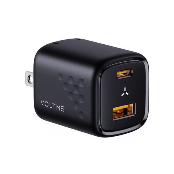 ボルトミー VOLTME USB急速充電器 Revo 30 デュオ USB PD対応 30W USB-C×1/USB-A×1 ブラック V2097