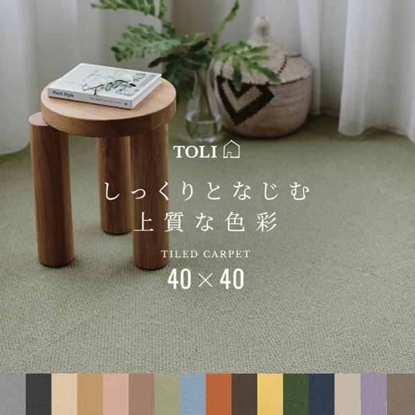東リ タイルカーペット (R) スマイフィール アタック350NE AK350 約40×40cm 洗える 日本製 引っ越し 新生活 ポイント利用