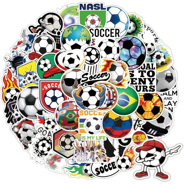 サッカー ステッカー 100枚セット Football フレークシール かわいい
