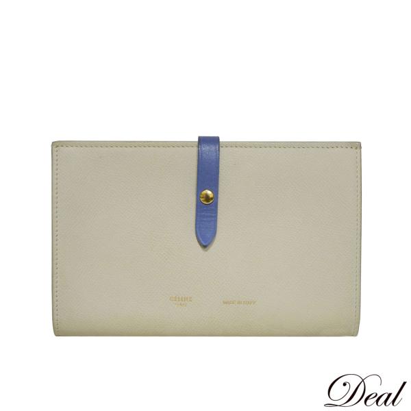【CELINE セリーヌ】トライフォールデッド マルチファンクション 長財布 dealmaker_021832-1