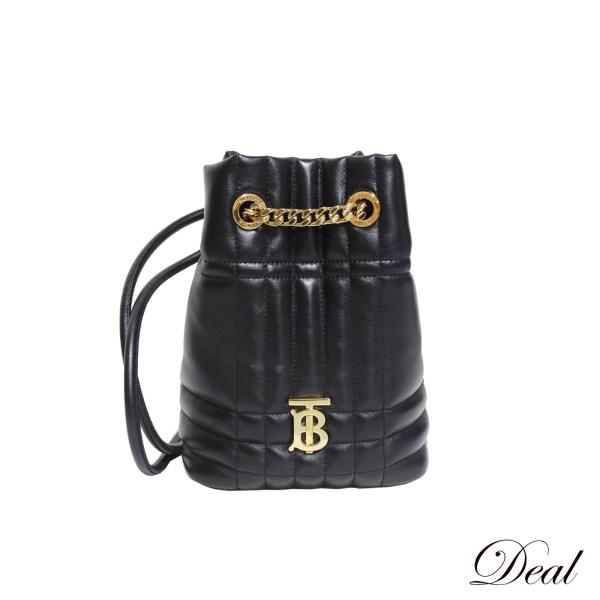 ★３日以内返品可★ BURBERRY バーバリー 80538151 キルティング ミニ ローラ ブラック バックパック リュック Burberry バーバリー キルティング ローラ ミニ バックパック 80538151