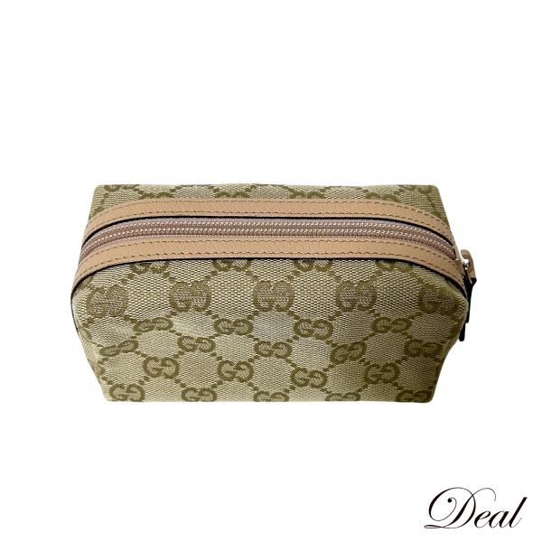 GUCCI（グッチ） 美品 GGキャンバス 29596 ベージュ レディース 化粧