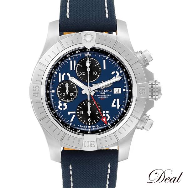 未使用 保管品 BREITLING ブライトリング  アベンジャー クロノグラフ GMT45  A24315  メンズ 腕時計 ブライトリング（BREITLING） 未使用 保管品 アベンジャー クロノ