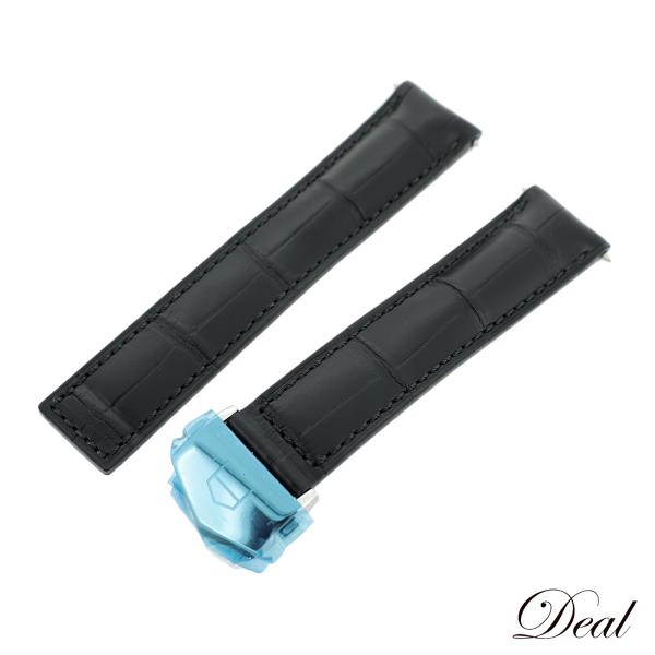 【未使用】TAG Heuer タグホイヤー 純正クロコベルトと純正バックルセット TAG Heuer CARRERA 未使用 保管品 HEUER タグホイヤー 純正 レザー