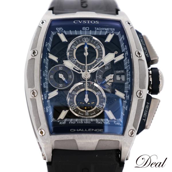 CVSTOS（クストス） チャレンジ クロノ II CVT-CHR2-BL メンズ 腕時計