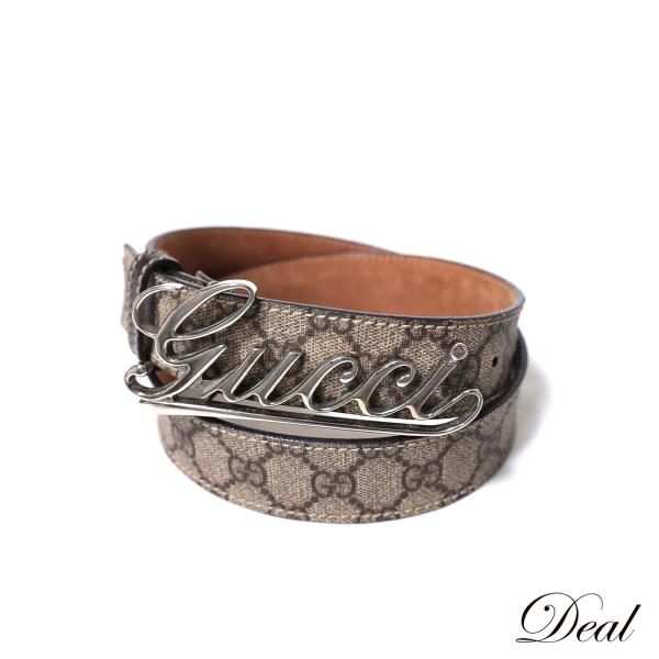 GUCCI グッチ GGスプリーム ロゴ バックル 181830 497717 85/34  