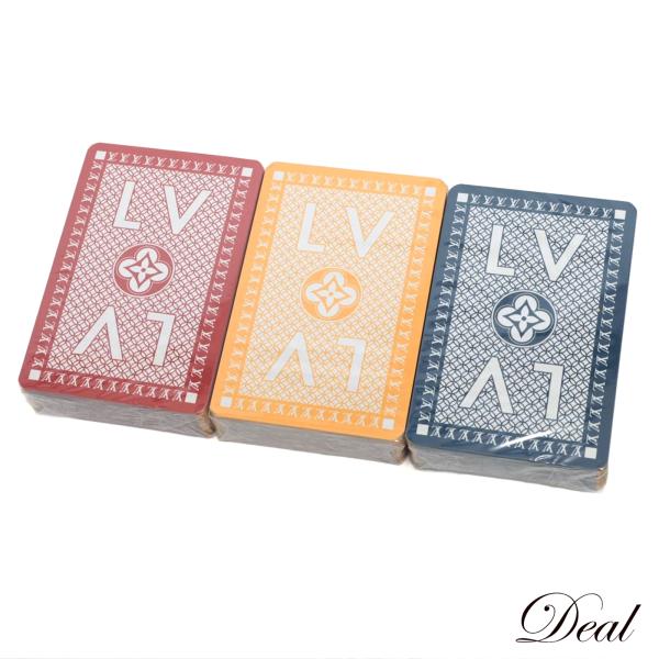 ルイヴィトン　トランプ2個セット ルイヴィトン トランプ 2セット(未開封品、使用済み品) 白 黒