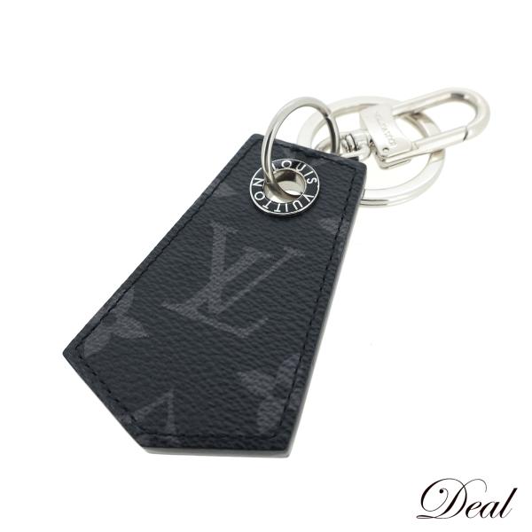 美品✨ ルイヴィトン キーホルダー 黒 モノグラム エクリプス アンシャッペ LOUIS VUITTON ルイ・ヴィトン モノグラムエクリプス