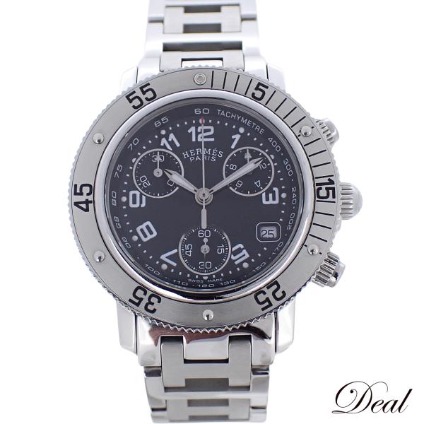 HERMES（エルメス） クリッパー クロノグラフ 黒 CL2.310 レディース