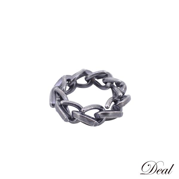 TIFFANY&Co.（ティファニー） フォージリング SV925 #50 いぶし仕上げ