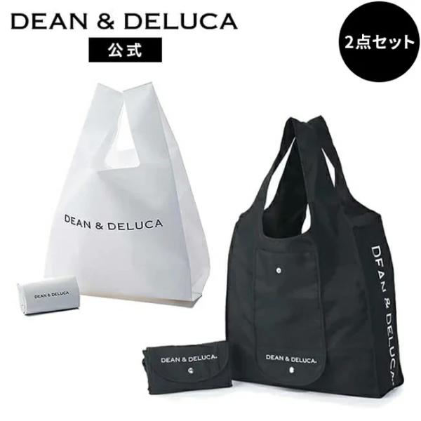 ディーンアンドデルーカ ミニマムエコバッグ ＆ ショッピングバッグ ブラック DEAN & DELUCA おしゃれ エコバッグ コンパクト ギフト