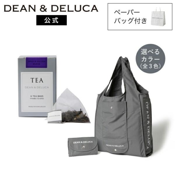 ディーンアンドデルーカ ショッピングバッグ＆紅茶セット DEAN & DELUCA ギフト おしゃれ エコバッグ コンパクト お茶 手土産 プレゼント