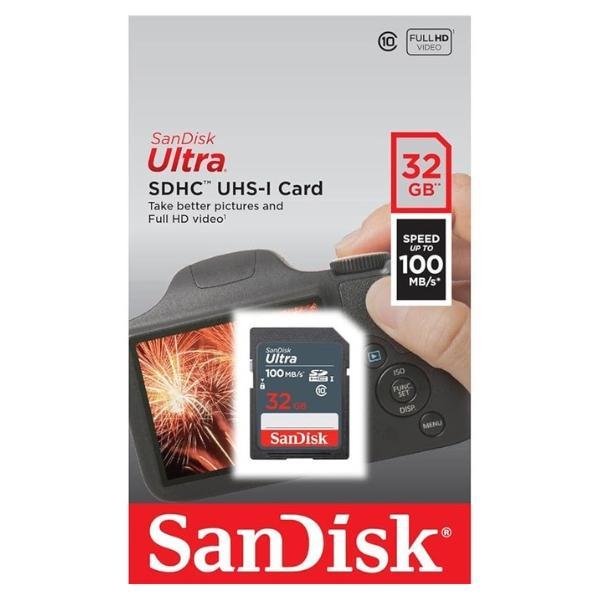 送料無料　SanDisk サンディスク 32GB SDSDUNR-032G-GN3IN UHS-I class10 SDカード [海外リテール品]