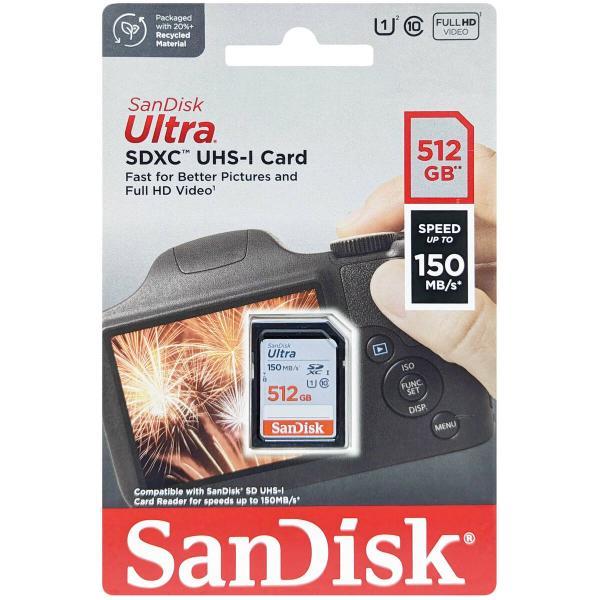 送料無料　SanDisk サンディスク 512GB SDSDUNC-512G-GN6IN UHS-I class10 SDカード [海外リテール品]