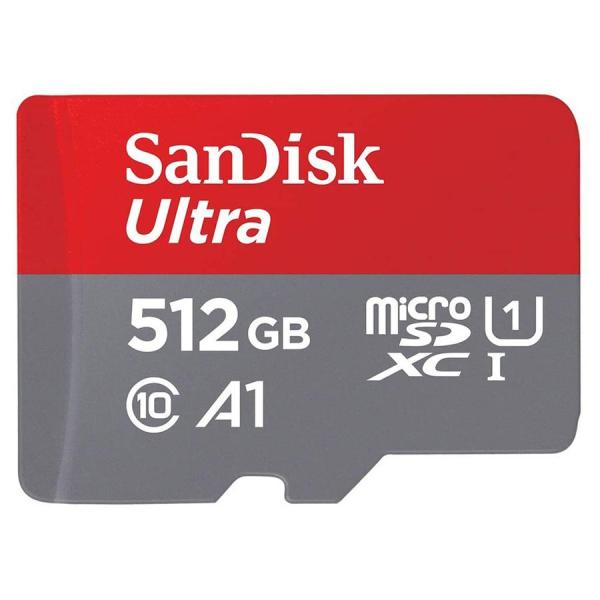 送料無料 512GBmicroSDXCカード Ultra Class10 UHS-I A1 R:150MB/s 保証期間 3ヶ月間。