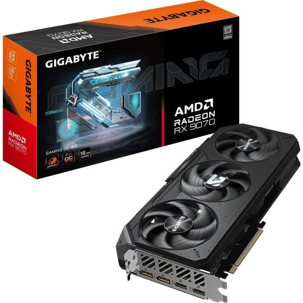 他サイト： 送料無料 GIGABYTE Radeon RX 9070 GAMING OC 16G GV-R9070GAMING OC-16GD 並行輸入品　当店二年保証の商品画像