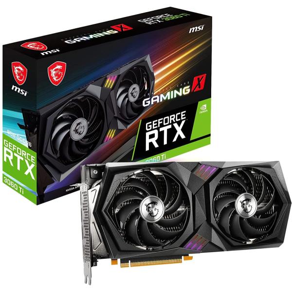 MSI 送料無料 MSI GeForce RTX 3060 Ti GAMING X 8G LHRグラフィックス