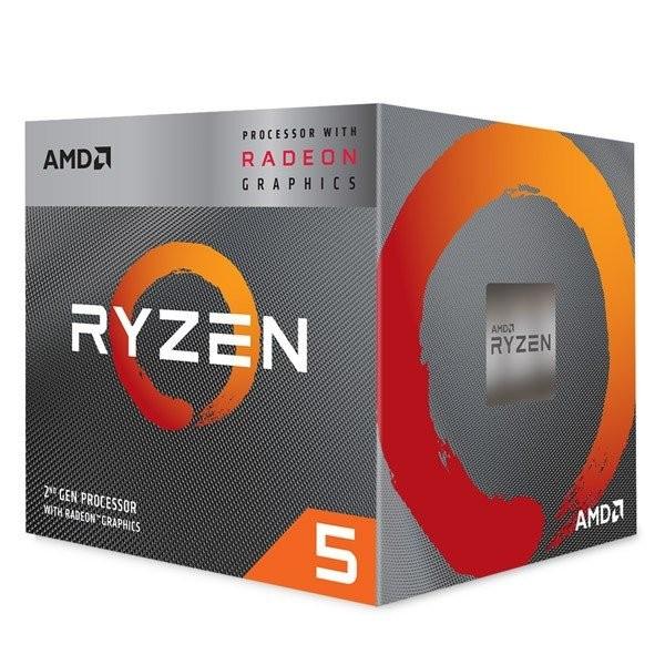 箱難あり品 AMD Ryzen 5 3400G with Wraith Stealth cooler 3.7GHz 4コア / 8スレッド 65W YD340GC5FIBOX【当店保証3年】海外リテール品(沖縄離島送料別途)