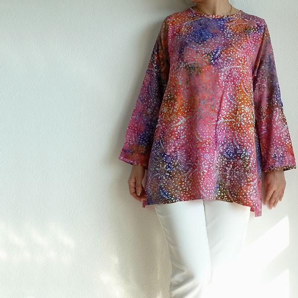 チュニック 長袖 ゆったり 40代 50代 60代 ワンピース レディース ファッション 女性ミセス 秋 冬 春 レーヨン ピンク赤系a05 母の日 Buyee Buyee Japanischer Proxy Service Kaufen Sie Aus Japan