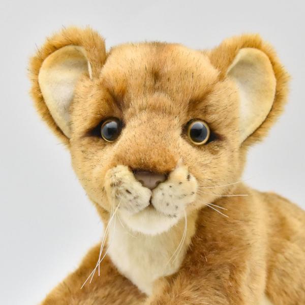 b　ライオンぬいぐるみ HANSA（ぬいぐるみ） BH6362 ホワイトライオン 仔 HANSA ほわい