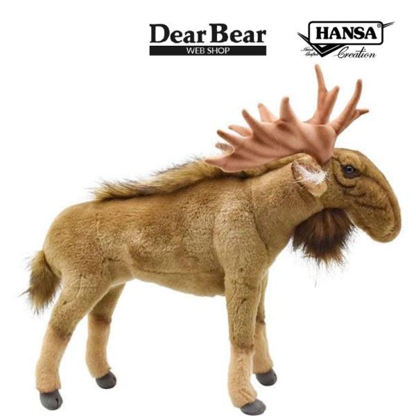 HANSA BH6484 ヘラジカ 箆鹿 へらじか しか ぬいぐるみ リアル 爆買 母