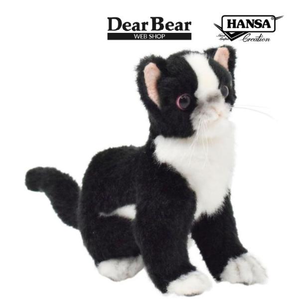 HANSA BH6487 ネコ 仔 ブラック ねこ 猫 くろ 黒 こども 子供