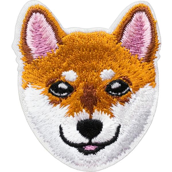 L.L BEAN 言わずと知れた名品　柴犬刺繍　レア Animal Friends ステッカーワッペン シバイヌ 動物 刺繍 しば