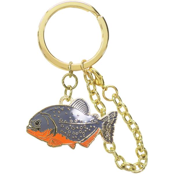 チャーム ピラニア 動物 キーホルダー プレゼント 新作 アニマル