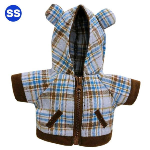 べアウェア パーカー ベア チェックブルー SS ぬいぐるみ 服 洋服 衣装 コスチューム 着せ替え プレゼント ギフト 秋冬 :L5860673SS:Dear Bear - 通販 - Yahoo!ショッピング べアウェア パーカー ベア チェックブルー SS ぬいぐるみ 服 洋服 衣装 コスチューム 着せ替え プレゼント ギフト 秋冬 :L5860673SS:Dear Bear - 通販 - Yahoo!ショッピング