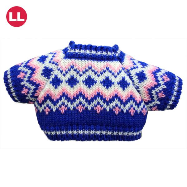 Bear Wear（ベアウェア） ぬいぐるみ 洋服 セーター ダイア ブルー LL