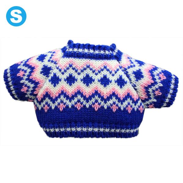 Bear Wear（ベアウェア） ぬいぐるみ 洋服 セーター ダイア ブルー S