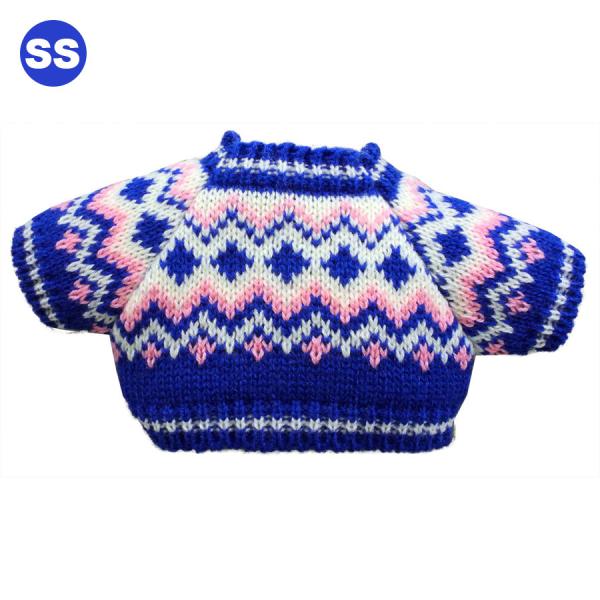 Bear Wear（ベアウェア） ぬいぐるみ 洋服 セーター ダイア ブルー SS