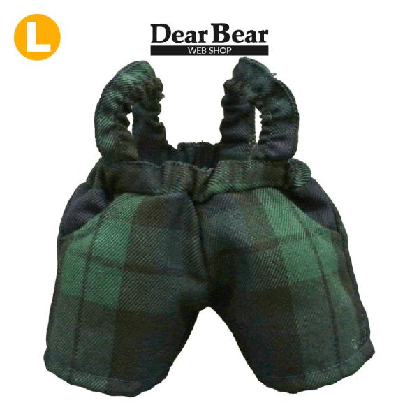 Bear Wear（ベアウェア） ぬいぐるみ 洋服 パンツチェックブルー