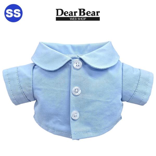 ぬいぐるみ 洋服 シャツ ベビーブルー ＳＳ　秋冬26新作 ベアウェア 着せ替え ぬい服 プレゼント