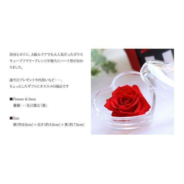 花 誕生日 プレゼント バラ ハート型ガラスボックス プロポーズ 彼女 女性 プリザーブドフラワー Buyee 日本代购平台 产品购物网站大全 Buyee一站式代购 Bot Online