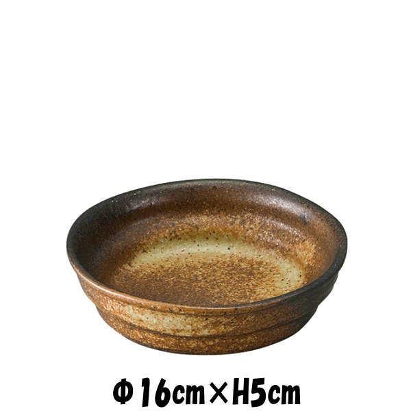 黒備前 角浜5寸鉢 陶器磁器の食器 おしゃれな業務用和食器 お皿中皿深