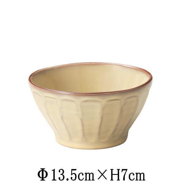 LAFERMEラフェルム　13cmカフェオレボウル　シナモンベージュ　お茶碗　飯碗　小鉢　日本製　国内産　洋食器　おしゃれな業務用食器　お皿中皿深皿