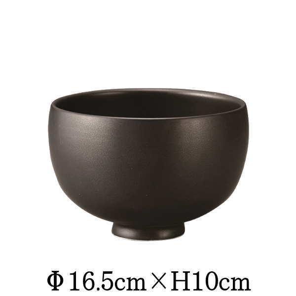 マルシェ 玉大丼BK 黒 どんぶり丼 陶器磁器の食器 おしゃれな業務用