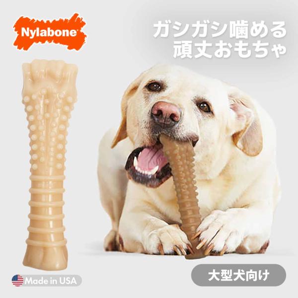 Nylabone ナイラボーン デュラチュウ ボーン スーパーサイズ 推奨体重23kg以上 大型犬 噛むおもちゃ 頑丈 長持ち 輸入 oyom
