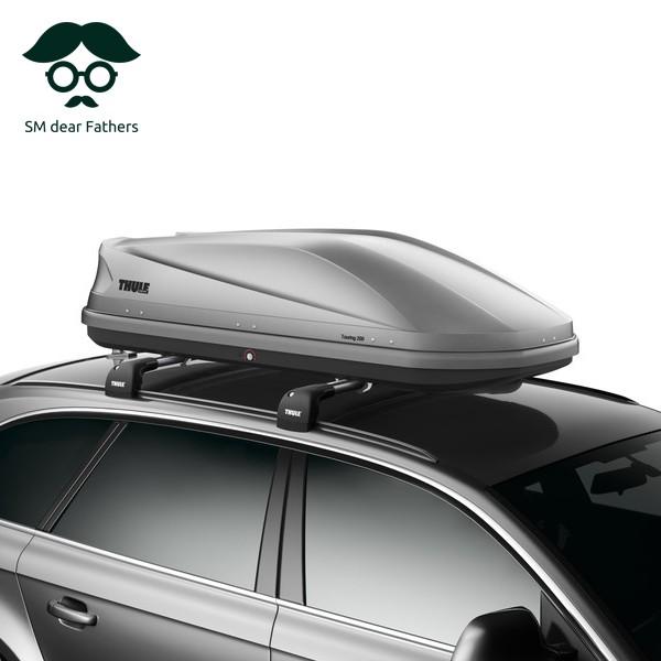 THULE スーリー ルーフボックス TH6342 ツーリング Touring M（200） チタン エアロスキン THULE ルーフボックス Touring M（200） チタンエアロスキン TH6342