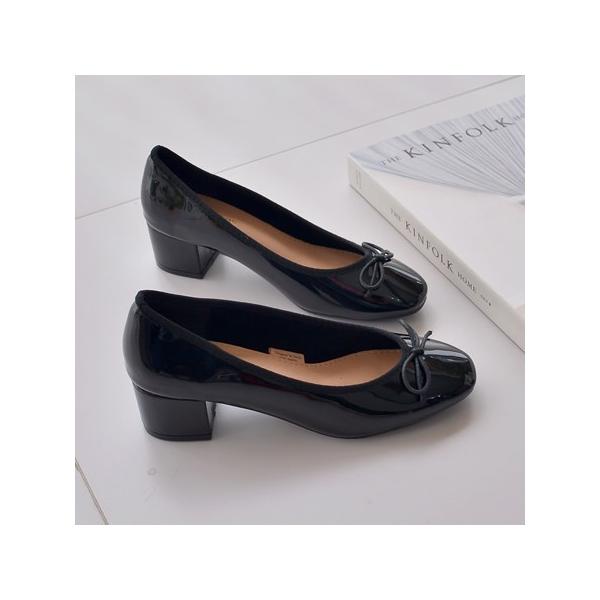 バレエシューズ ヒール パンプス リボン レディース 太ヒール 靴 婦人靴 黒 ブラック ベージュ レッド 歩きやすい Buyee Buyee 日本の通販商品 オークションの代理入札 代理購入