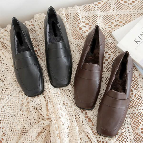 ローファー スクエアトゥ おじ靴 ペタンコ ぺたんこ 革靴 レディース 靴 婦人靴 黒 茶色 ブラック ブラウン コインローファー O 2241 Deciliter デシリットル 通販 Yahoo ショッピング