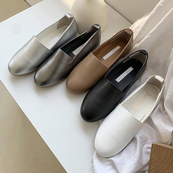 パンプス フラットシューズ 牛革 黒 白 茶色 灰色 銀 ブラック ホワイト ブラウン グレー シルバー レディースシューズ 靴 歩きやすい O 2607 Deciliter デシリットル 通販 Yahoo ショッピング